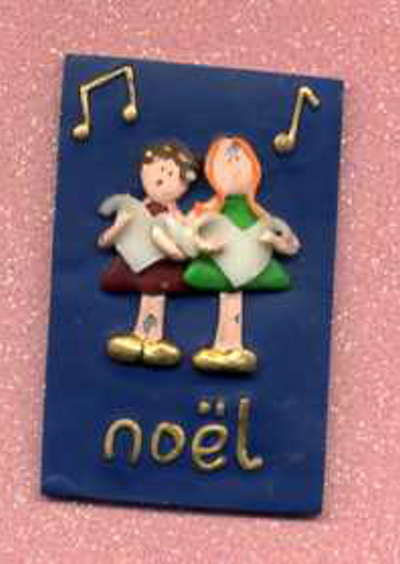 3D Whimsical Topper - Christmas Choir / Noel